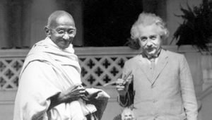 einstein and gandhi