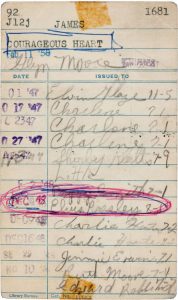 elvis library card