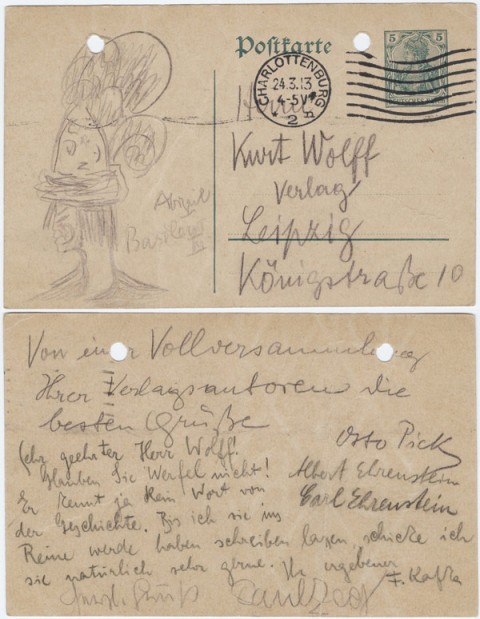 Franz Kafka Postcard