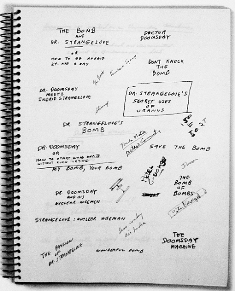 Kubrick notebook