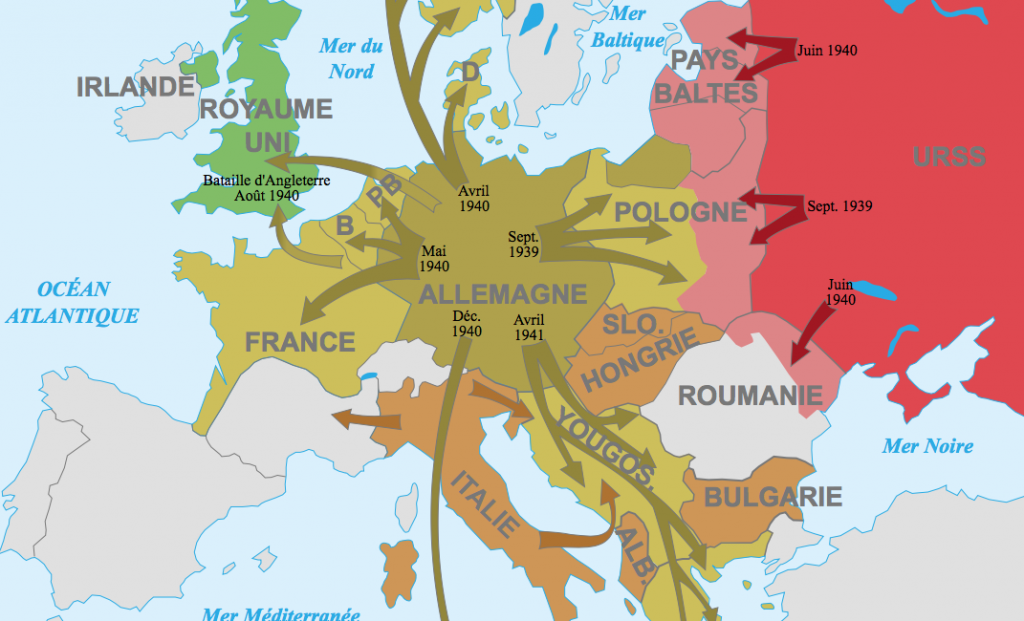 map-of-europe-during-wwii