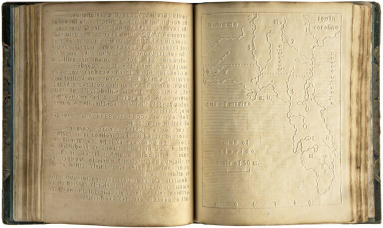 Behold a 19th-Century Atlas of the United States, Designed for Blind Students (1837)