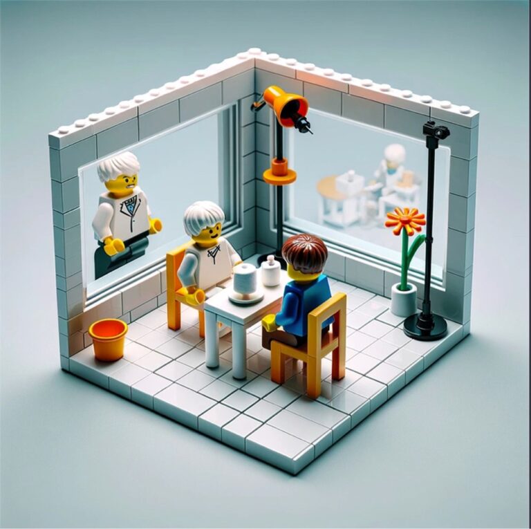 Behold LEGO Reenactments of Famous Psychology Experiments, as Imagined by Artificial Intelligence